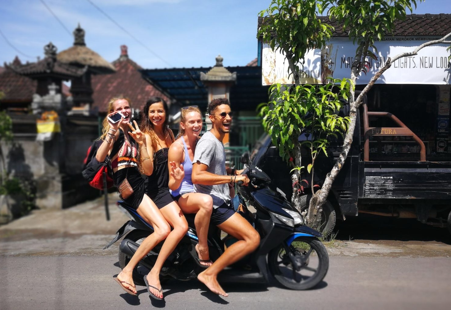 scooter bali style Ocean therapy